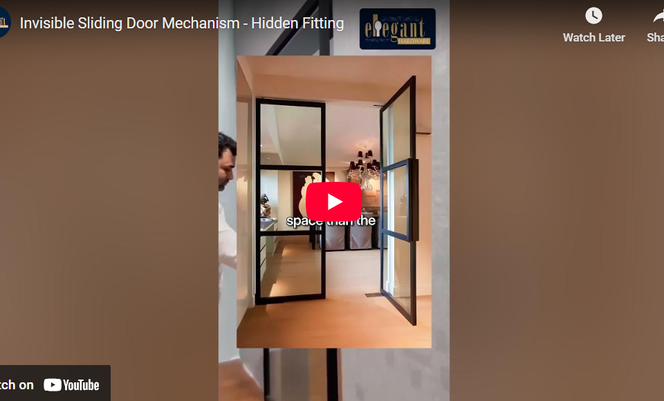 Invisible Sliding Door Mechanism
